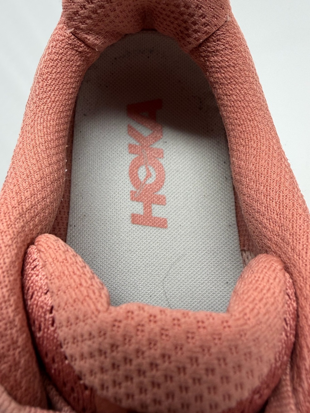 Women's HOKA Clifton 10 Coral Running Sneakers Sz.8.5 - Picture 8 of 9